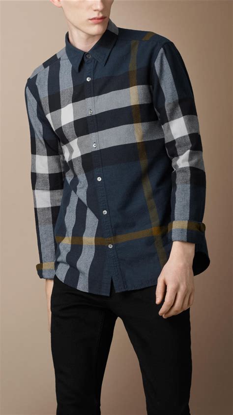 camisas burberry|burberry flannel men's.